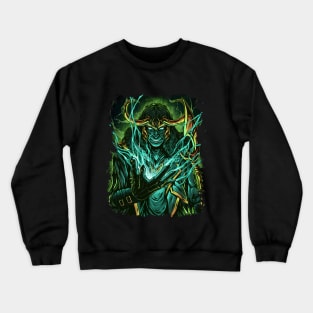 Green God Crewneck Sweatshirt